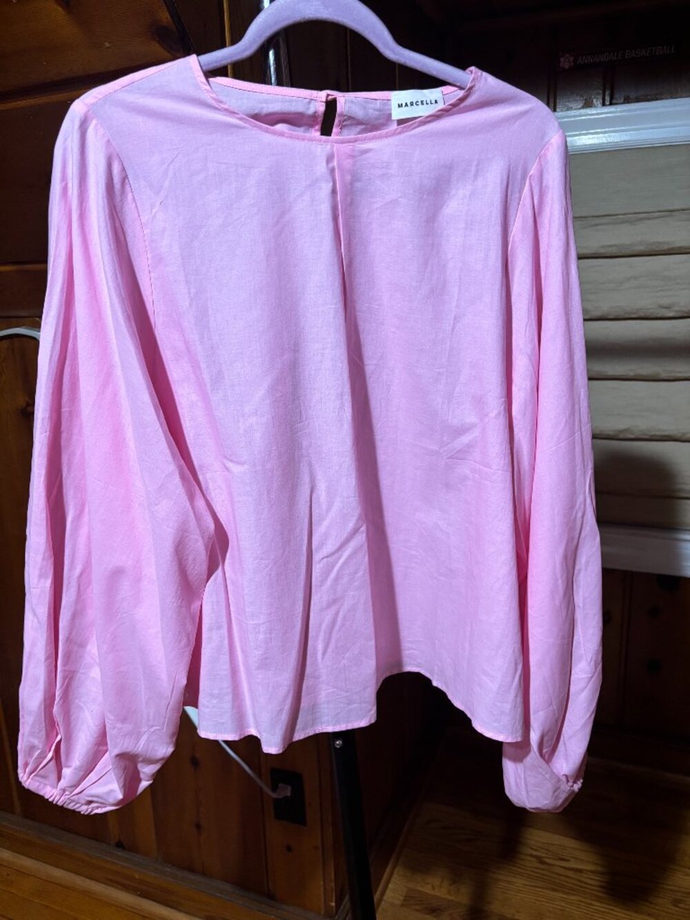 MARCELLA Bubble Gum Pink Cotton Top